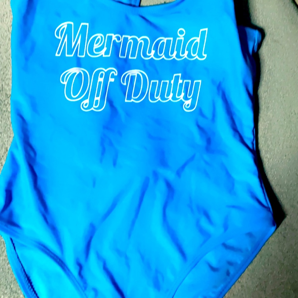 Mermaid on duty one piece bikini size Small